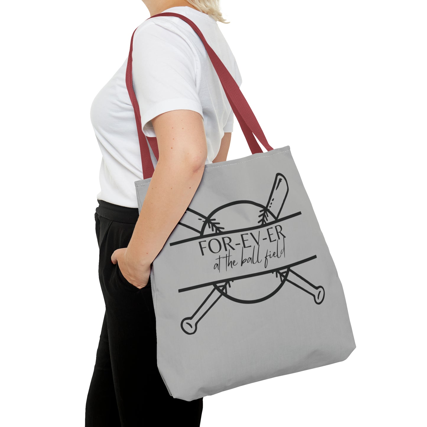 For-EV-ER at the Ballfield Tote Bag (AOP)