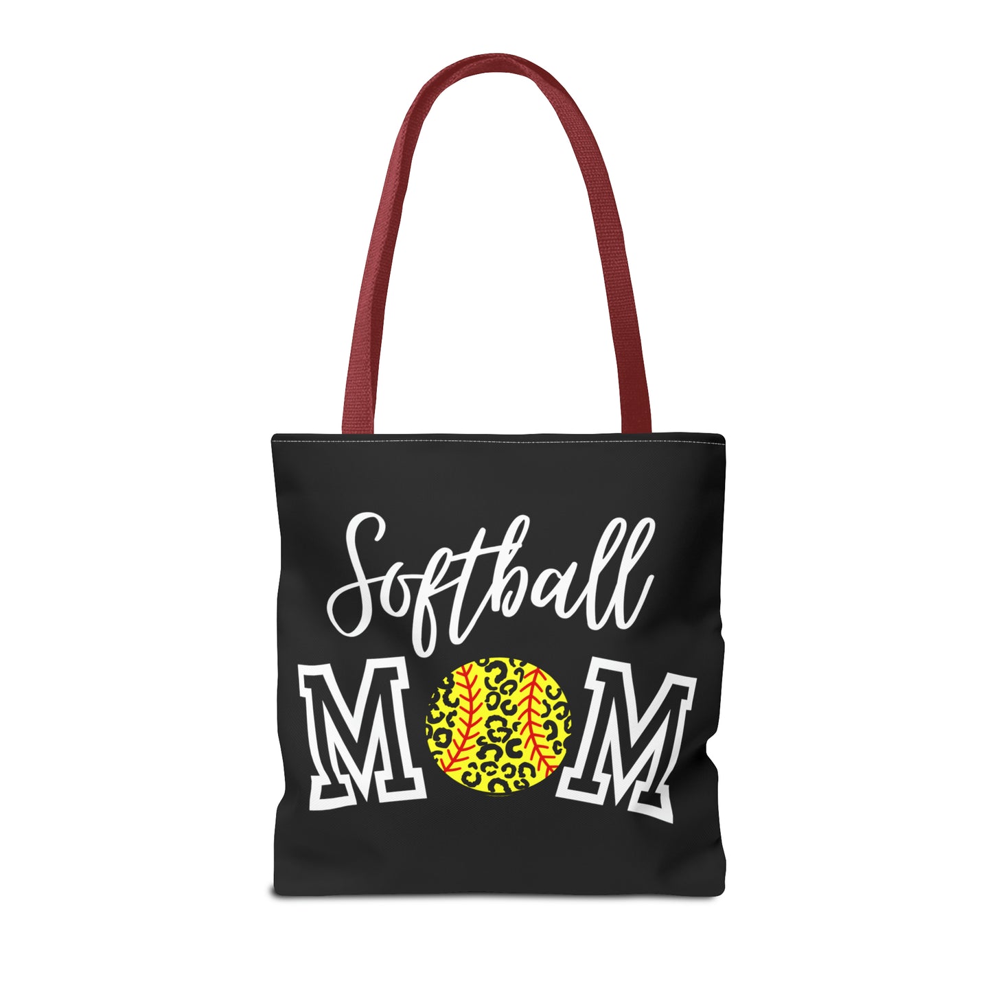 Softball Cheetah Mom Tote Bag (AOP)