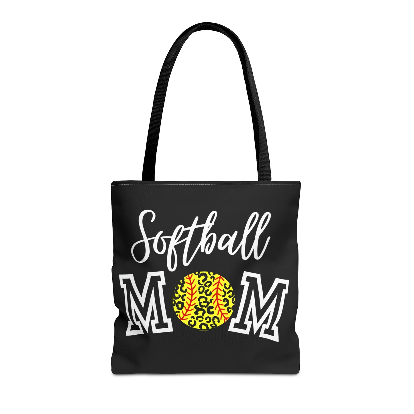 Softball Cheetah Mom Tote Bag (AOP)