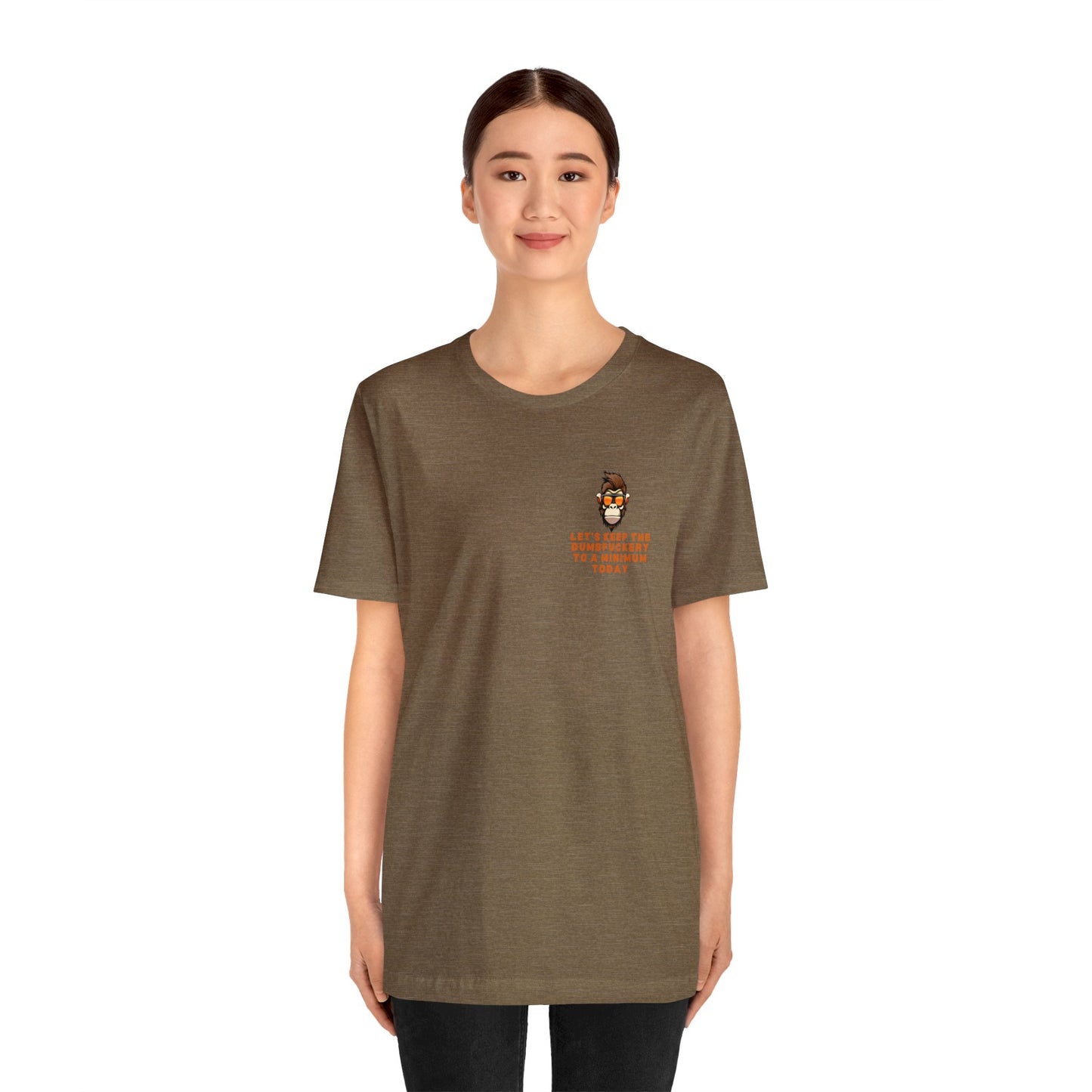 Let's Keep The Dumb to a Minimum Bella & Canvas Unisex Jersey Short Sleeve Tee