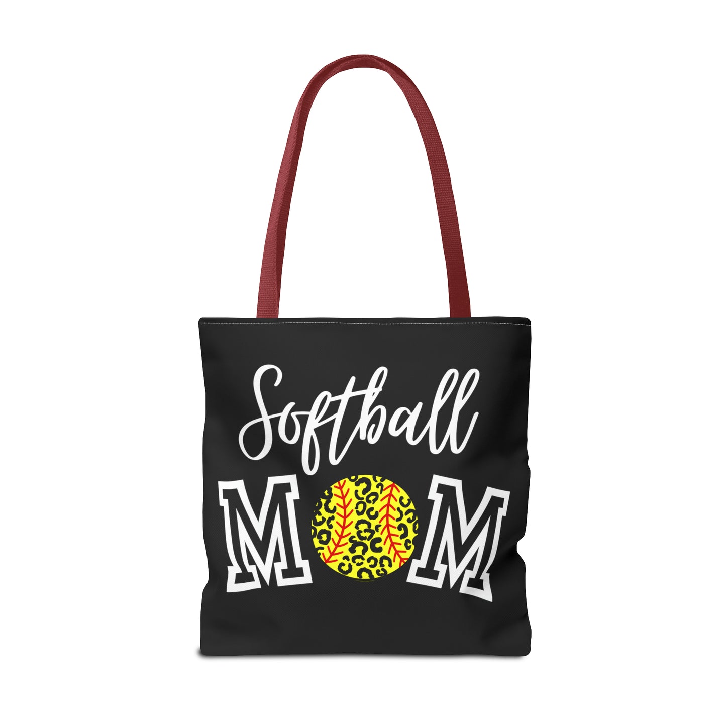 Softball Cheetah Mom Tote Bag (AOP)