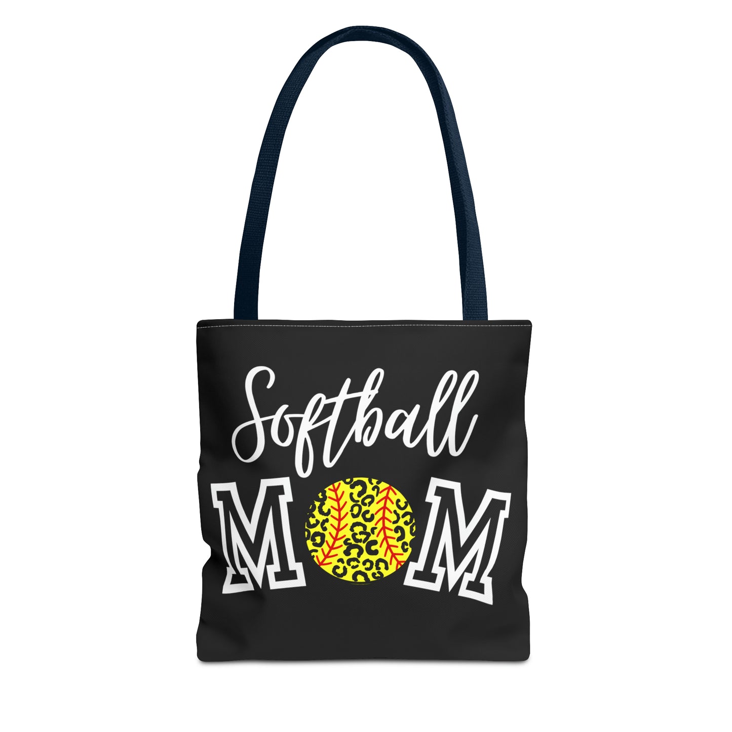 Softball Cheetah Mom Tote Bag (AOP)