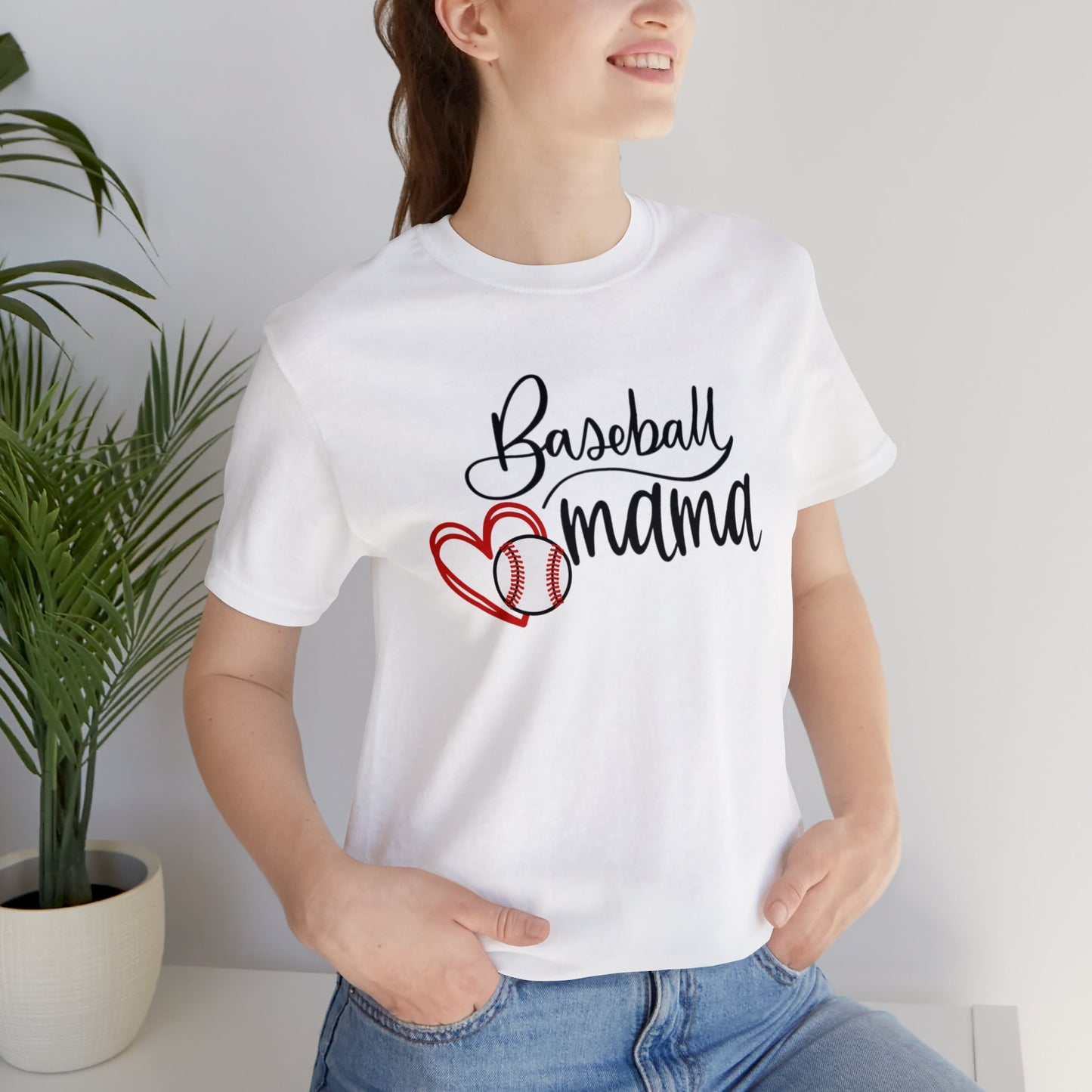 Baseball Mama Bella & Canvas Unisex Jersey Short Sleeve Tee