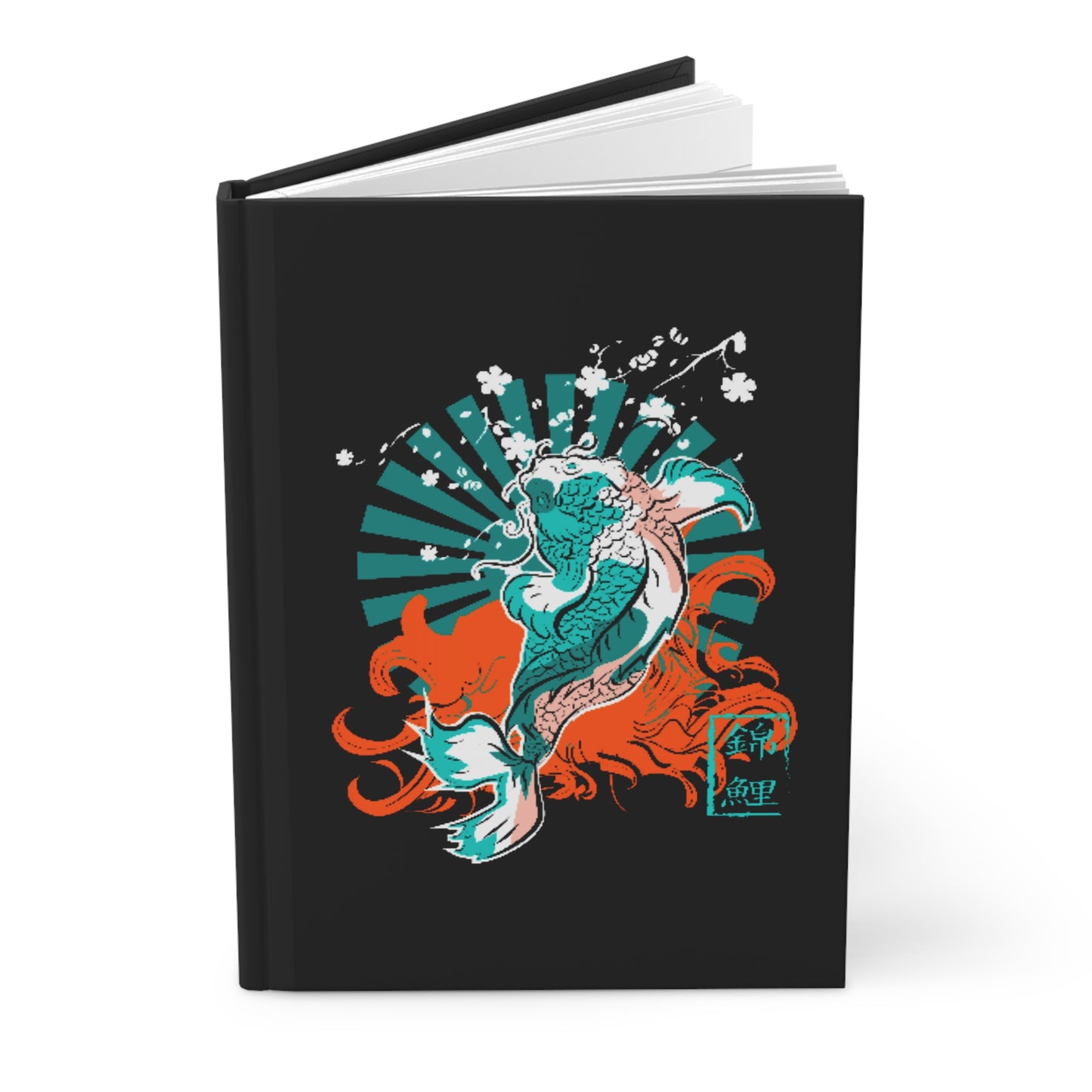 Koi Fish Hardcover Journal Matte