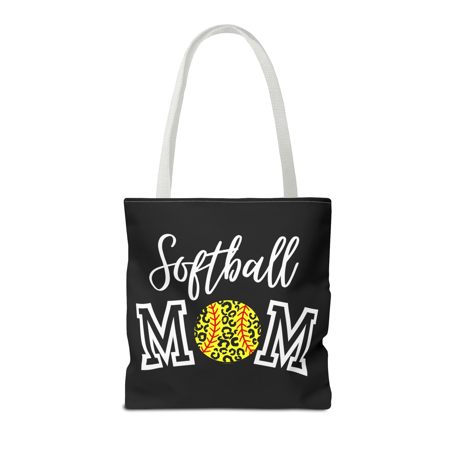 Softball Cheetah Mom Tote Bag (AOP)