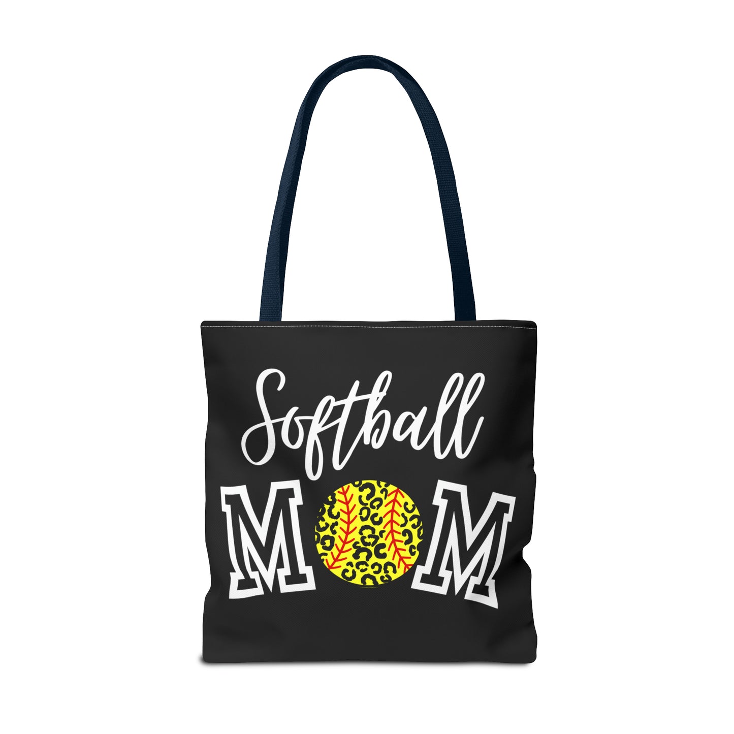 Softball Cheetah Mom Tote Bag (AOP)