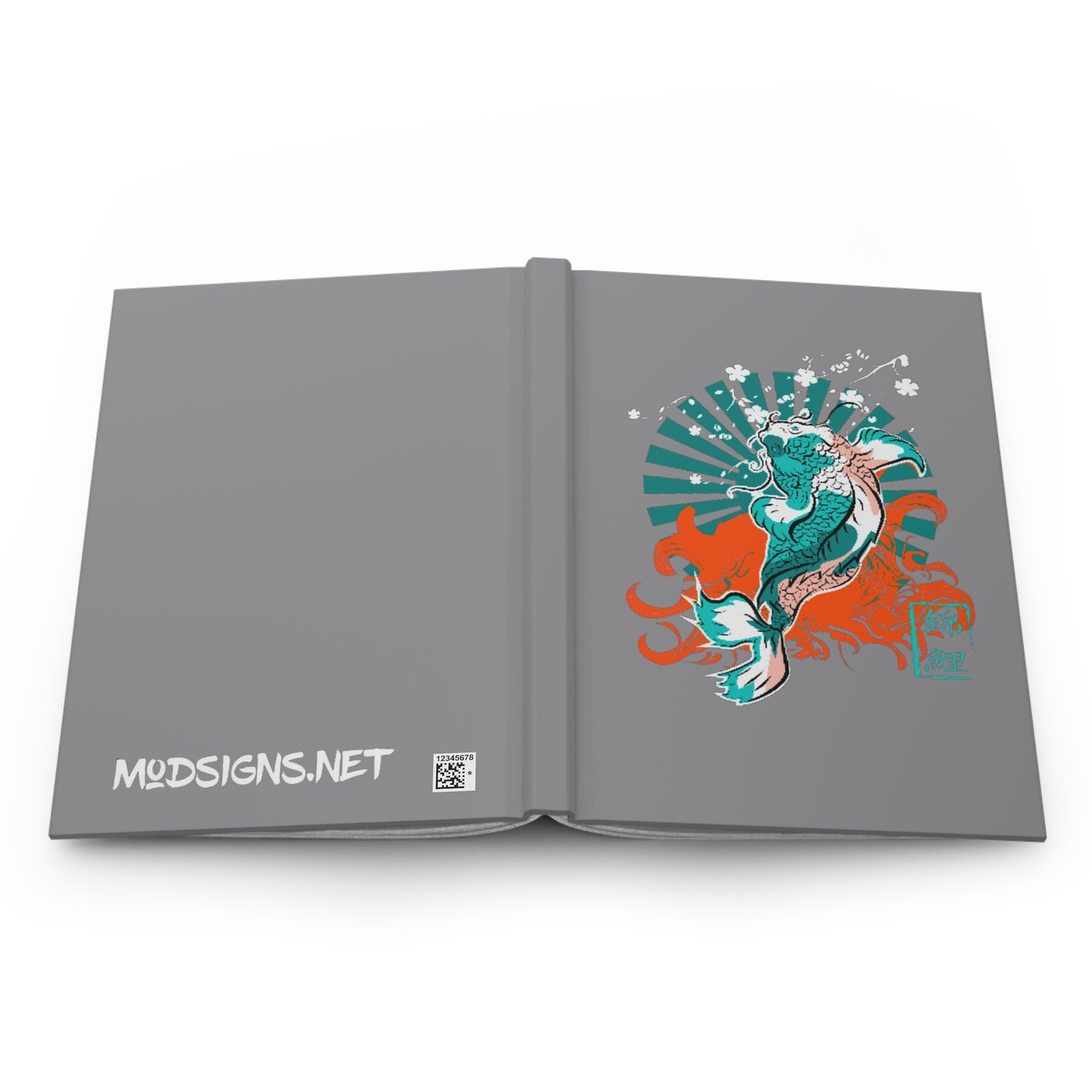 Koi Fish Hardcover Journal Matte