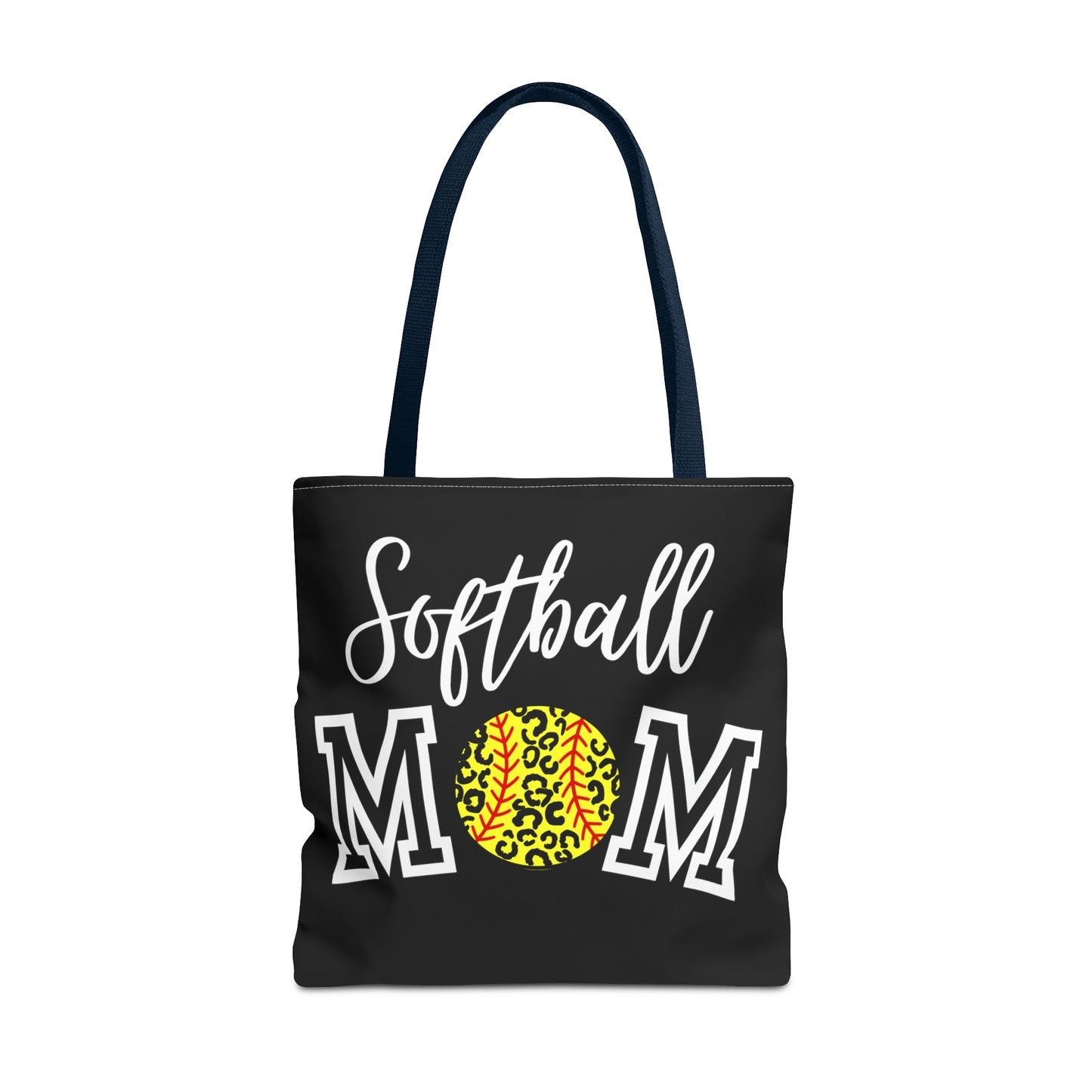 Softball Cheetah Mom Tote Bag (AOP)