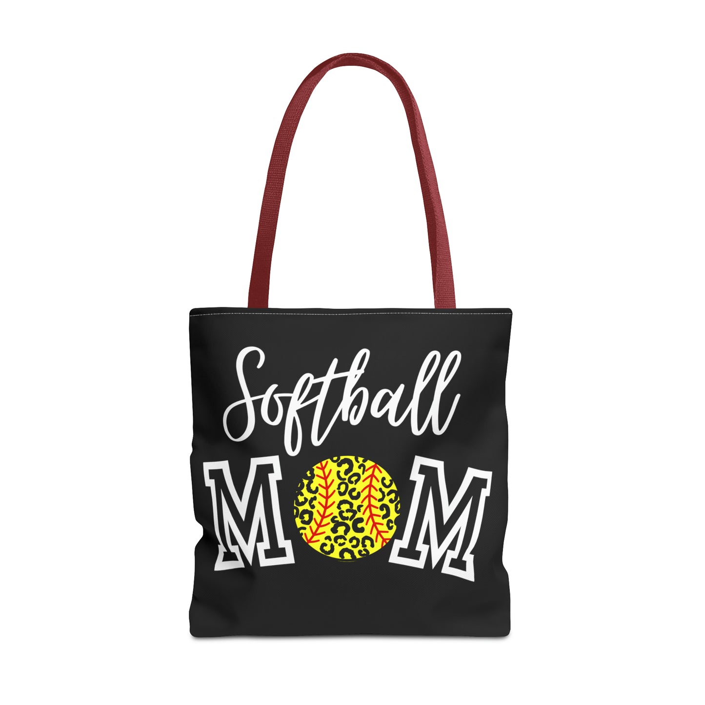 Softball Cheetah Mom Tote Bag (AOP)