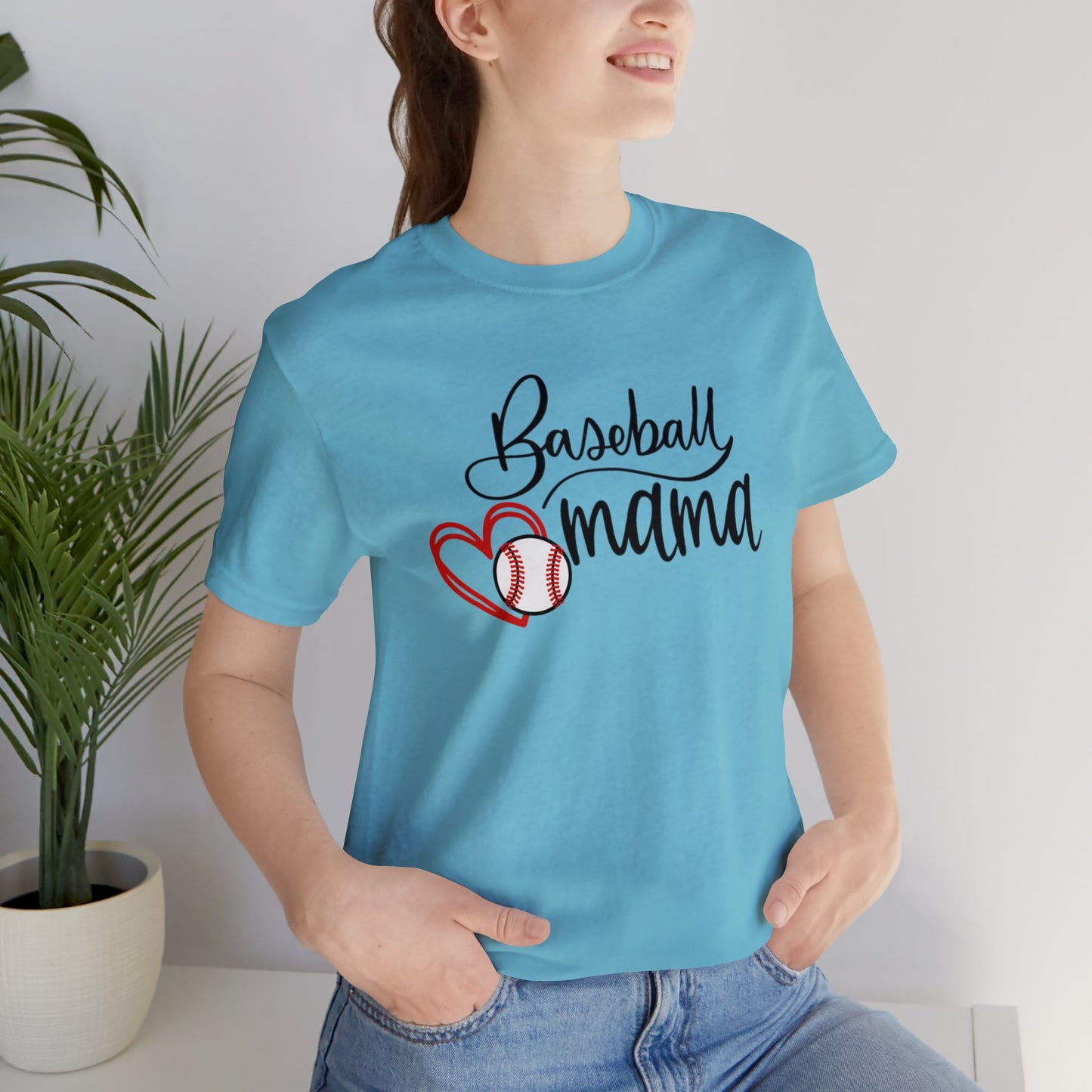 Baseball Mama Bella & Canvas Unisex Jersey Short Sleeve Tee