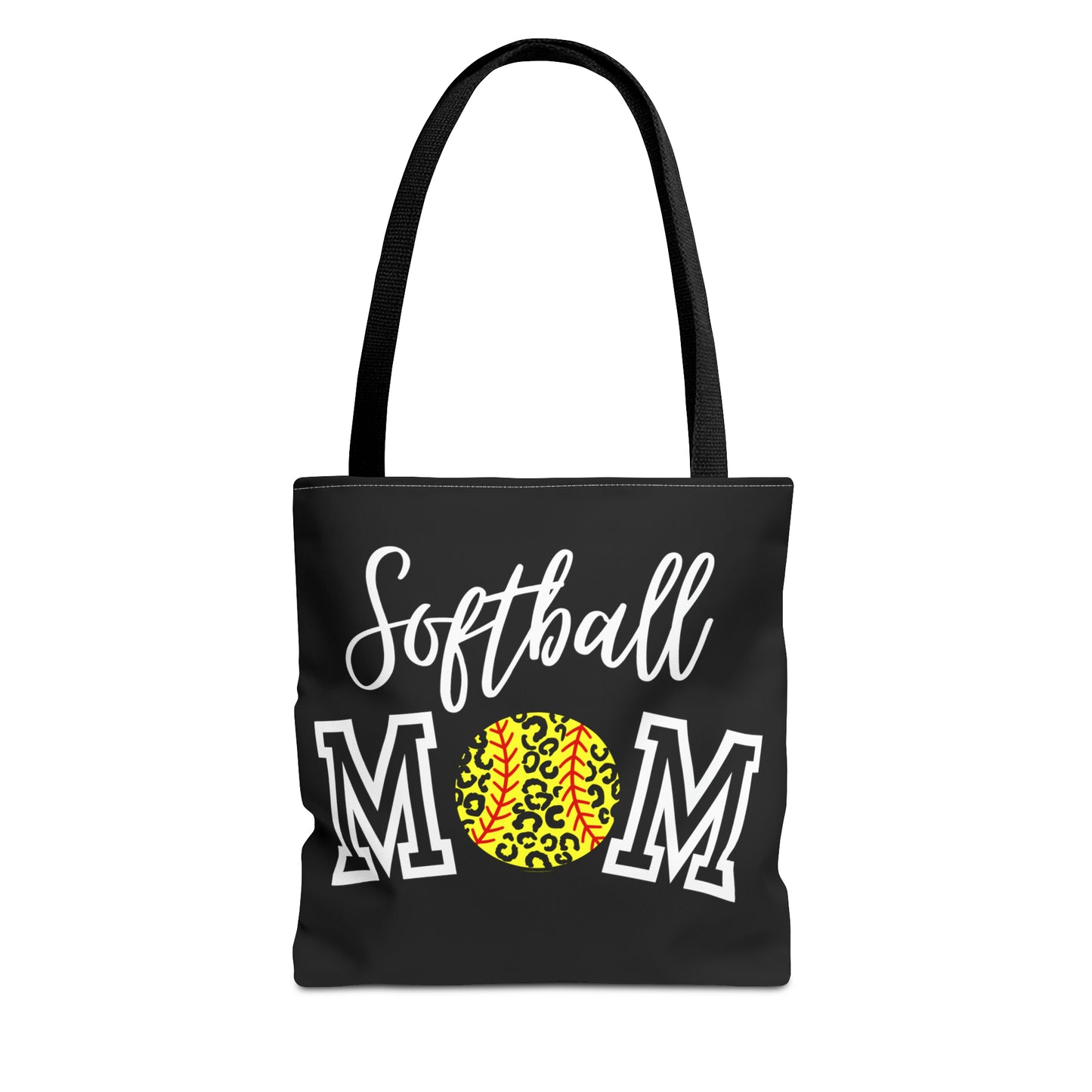 Softball Cheetah Mom Tote Bag (AOP)