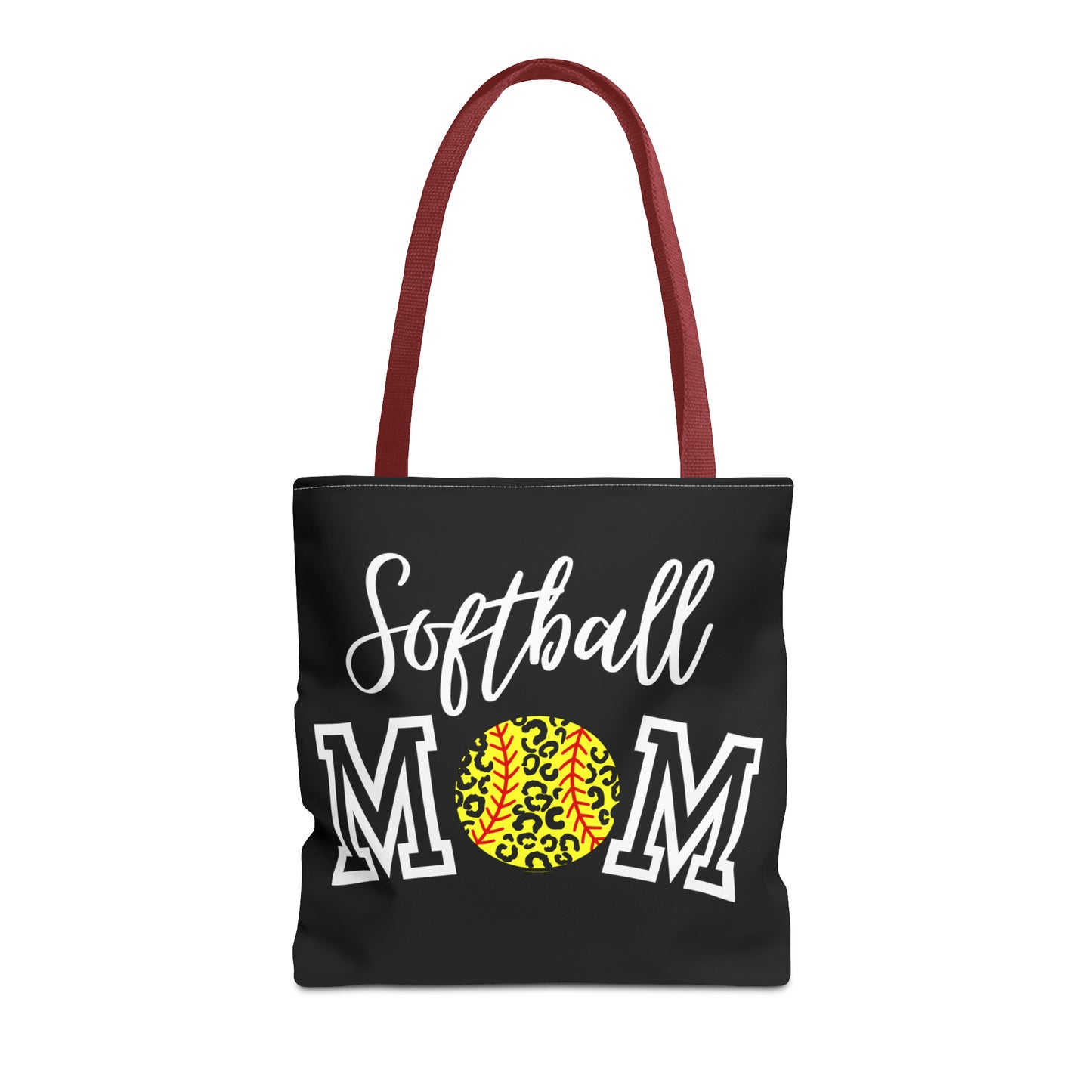 Softball Cheetah Mom Tote Bag (AOP)