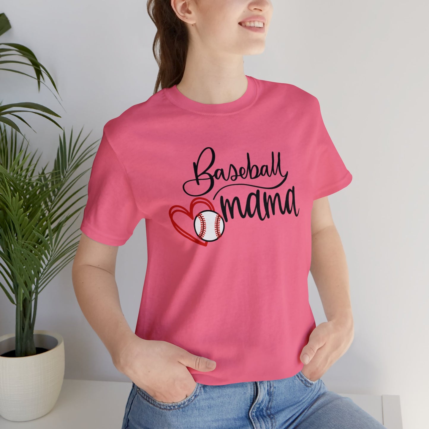 Baseball Mama Bella & Canvas Unisex Jersey Short Sleeve Tee