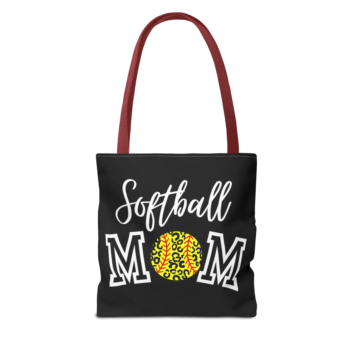 Softball Cheetah Mom Tote Bag (AOP)