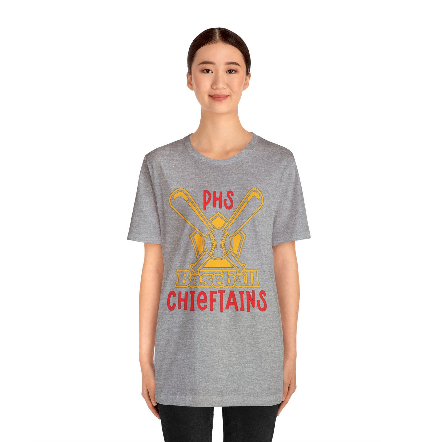 PHS Baseball Bella & Canvas Unisex Jersey Short Sleeve Tee