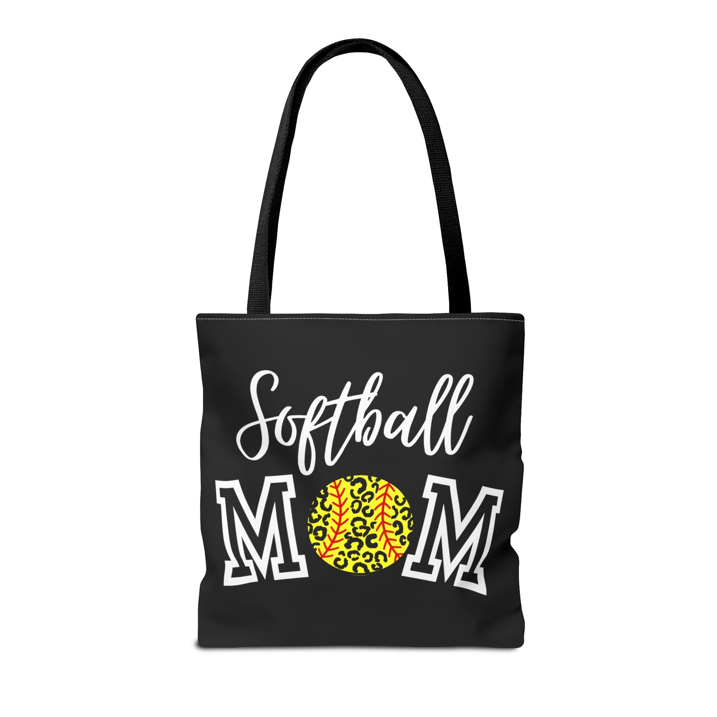 Softball Cheetah Mom Tote Bag (AOP)