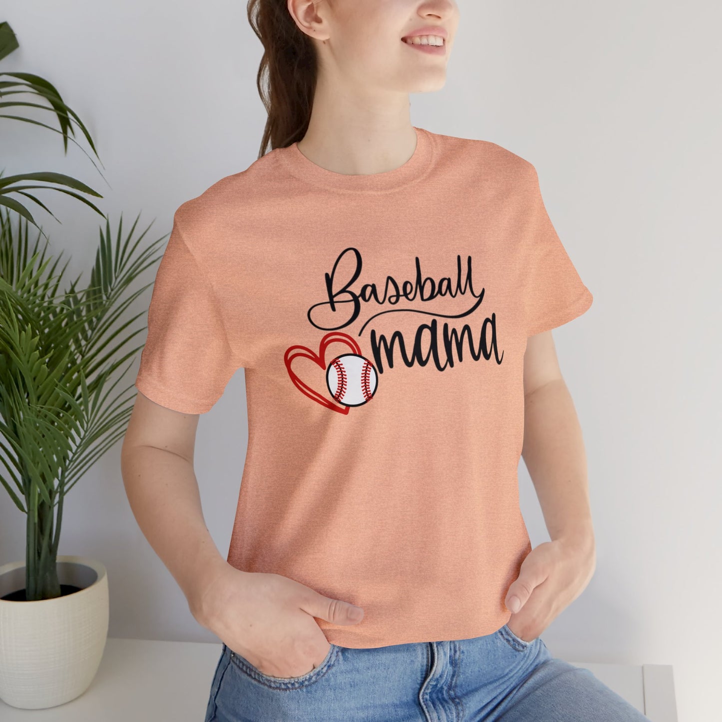 Baseball Mama Bella & Canvas Unisex Jersey Short Sleeve Tee