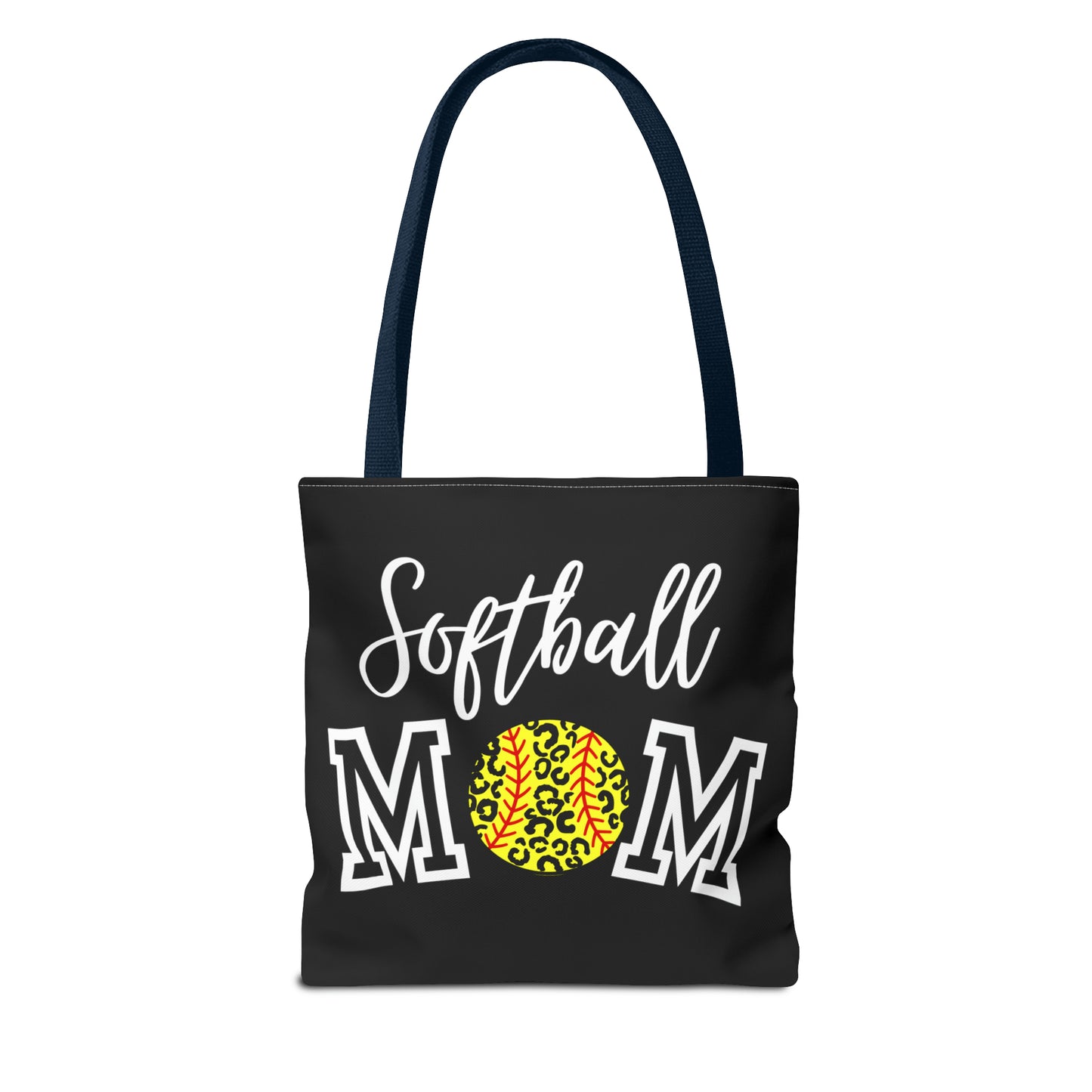 Softball Cheetah Mom Tote Bag (AOP)