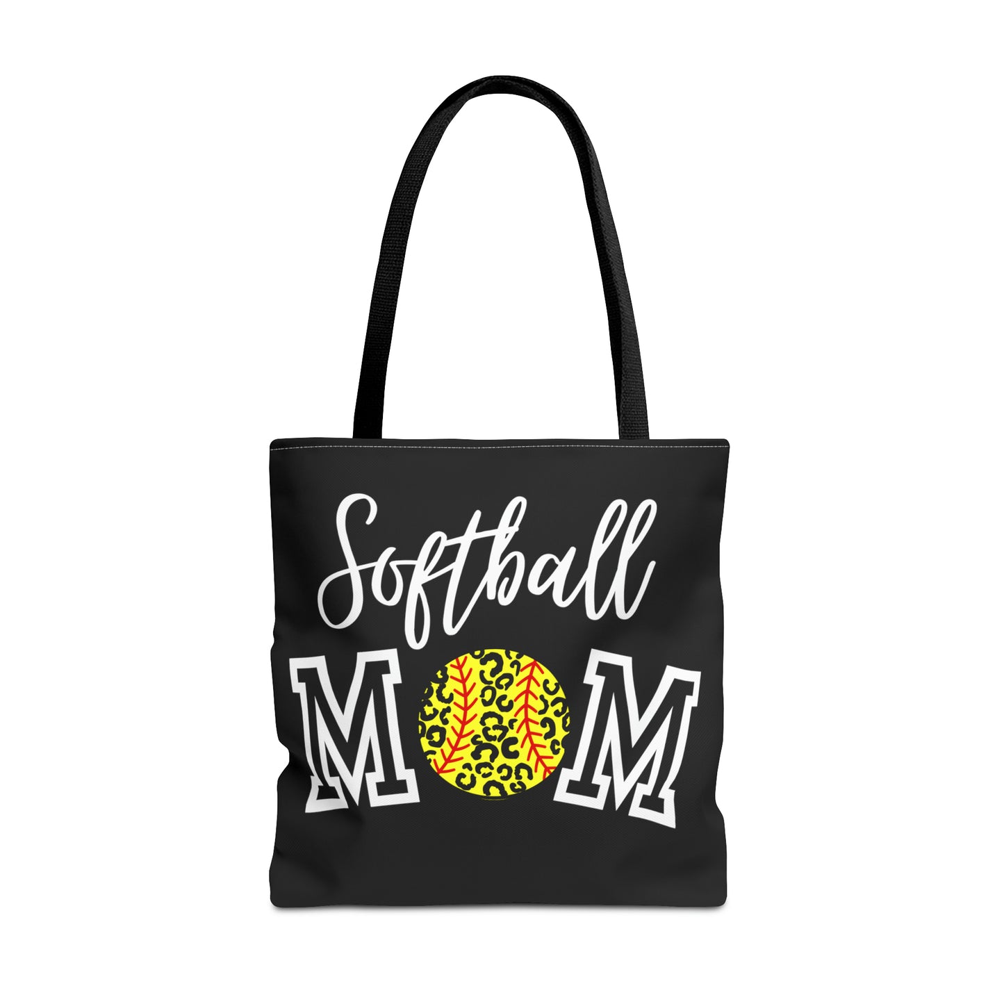 Softball Cheetah Mom Tote Bag (AOP)