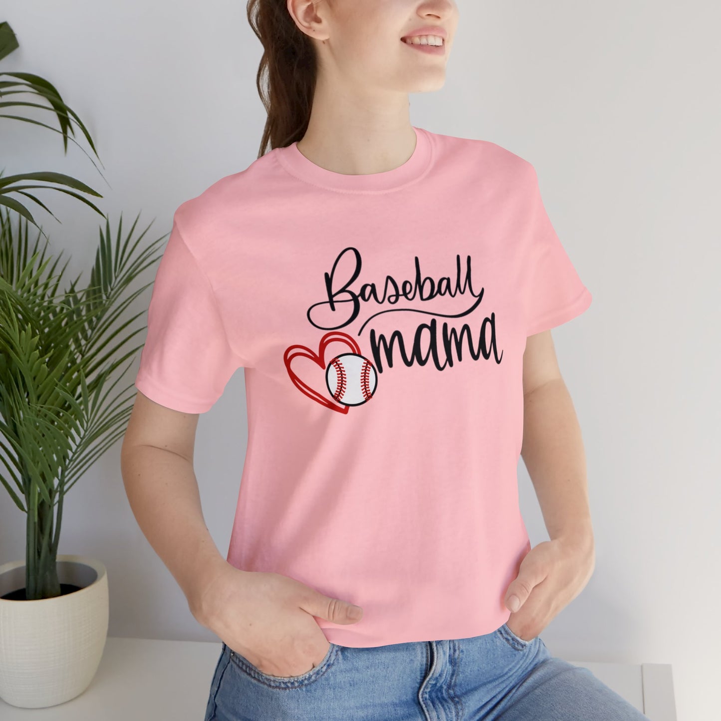 Baseball Mama Bella & Canvas Unisex Jersey Short Sleeve Tee