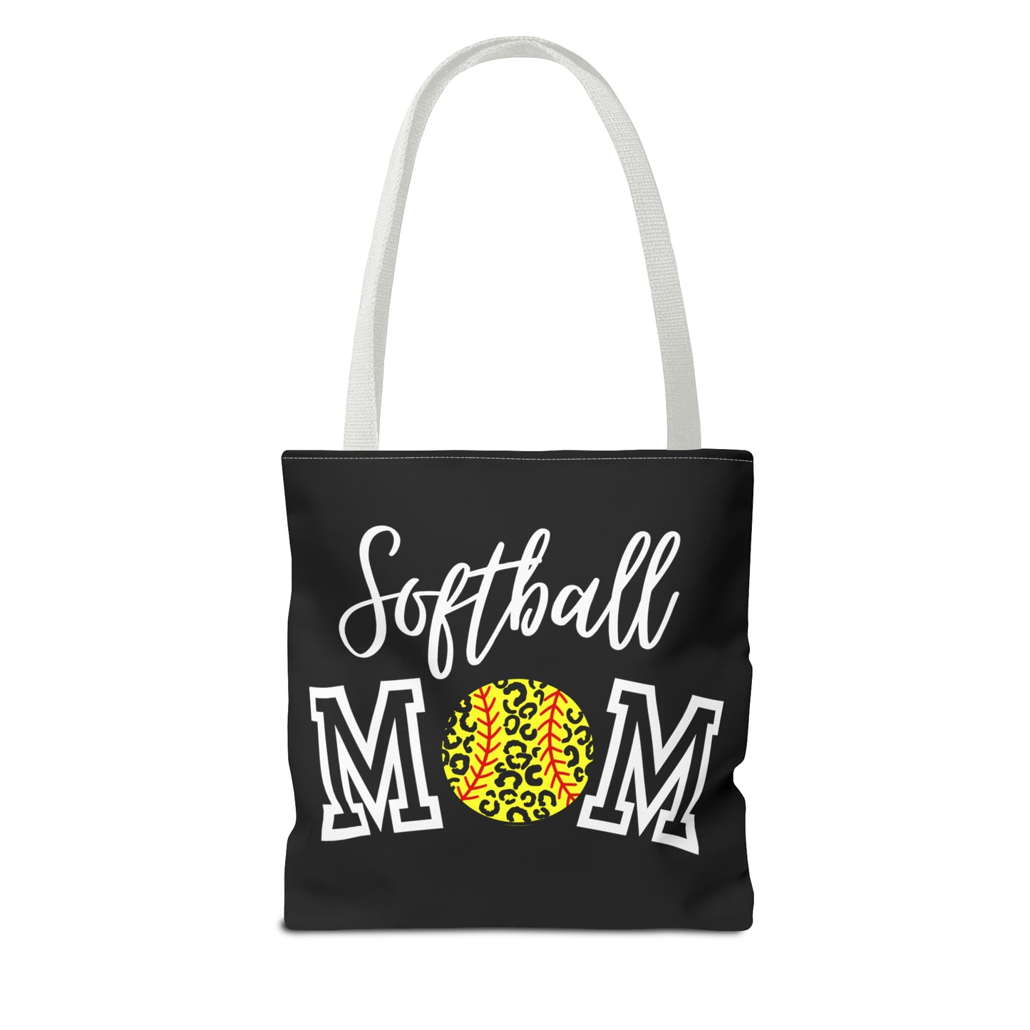 Softball Cheetah Mom Tote Bag (AOP)