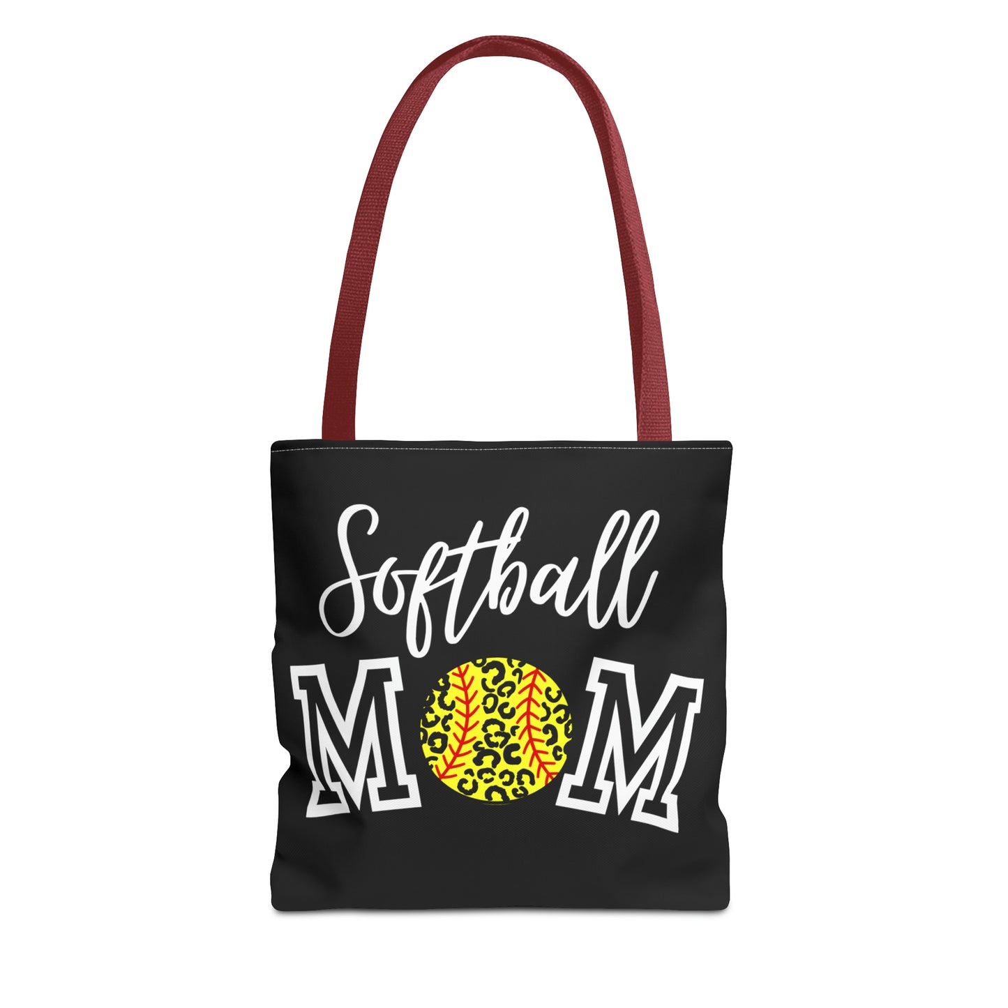 Softball Cheetah Mom Tote Bag (AOP)