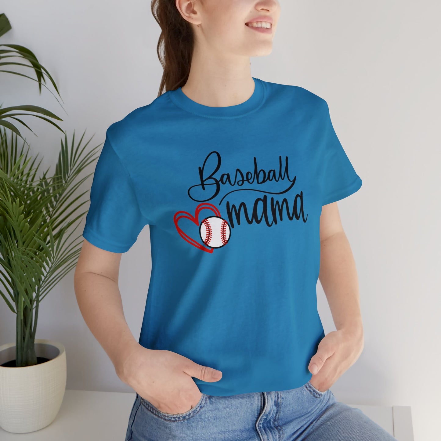 Baseball Mama Bella & Canvas Unisex Jersey Short Sleeve Tee